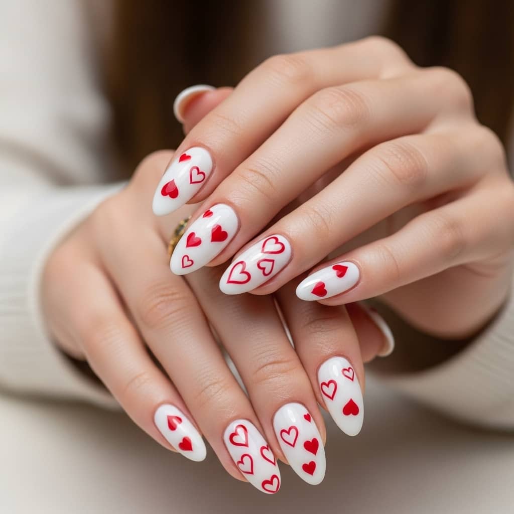 nail art design white base